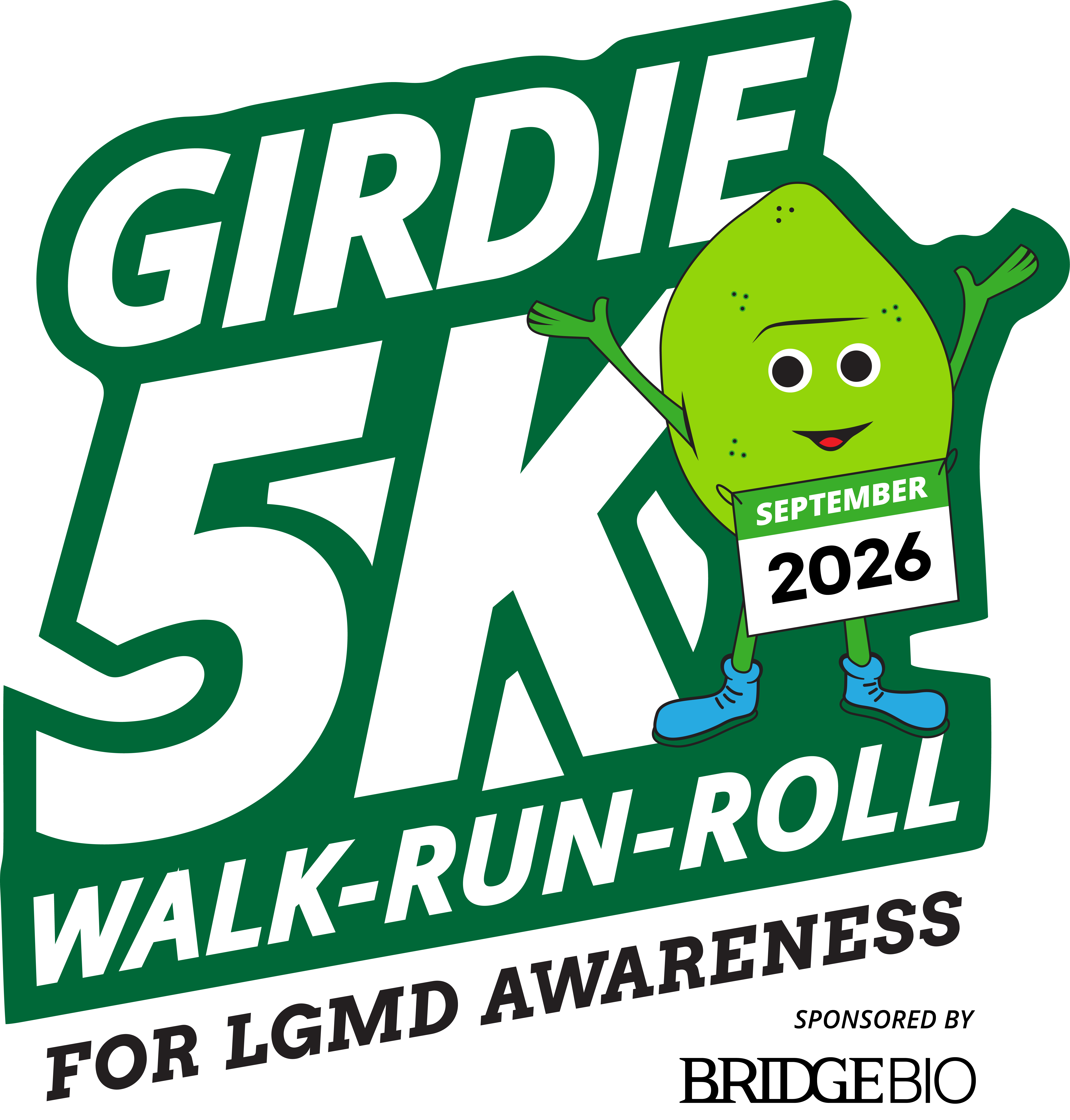 Girdie 5K Walk-Run-Roll for LGMD Awareness — Sponsored by BridgeBio · September 2026